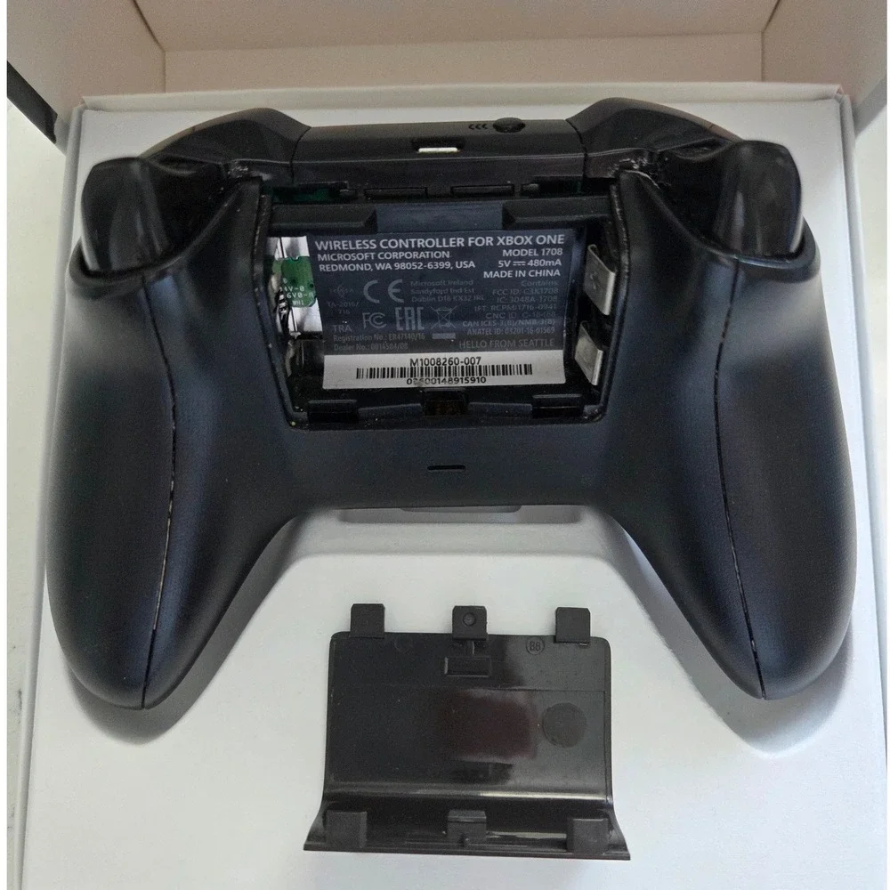 Microsoft Xbox One Wireless Controller Model 1708 Carbon Black Bluetooth Windows